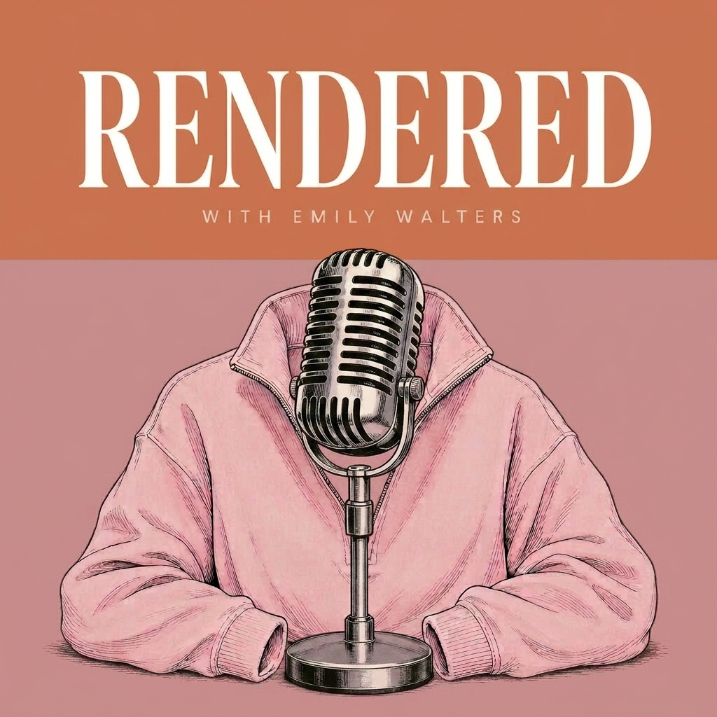 Rendered podcast cover art